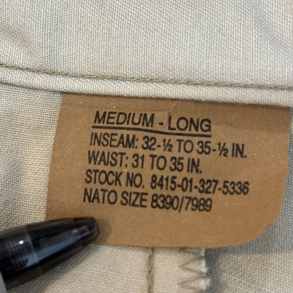 90's Authentic Desert Camo Combat Pants/Trousers - Picture 5 of 13